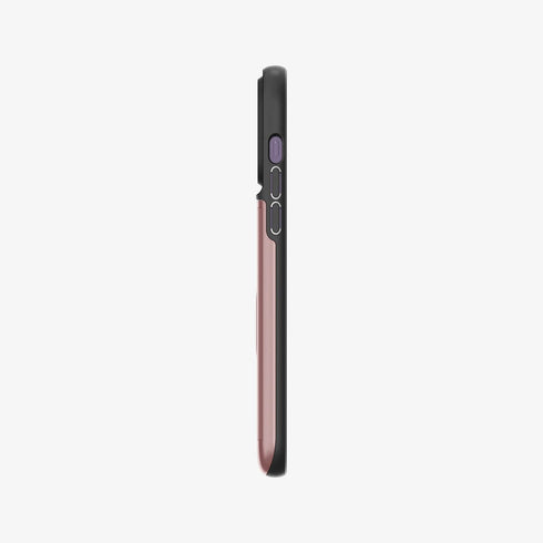 ACS04835 - iPhone 14 Pro Max Case Slim Armor CS in black showing the back